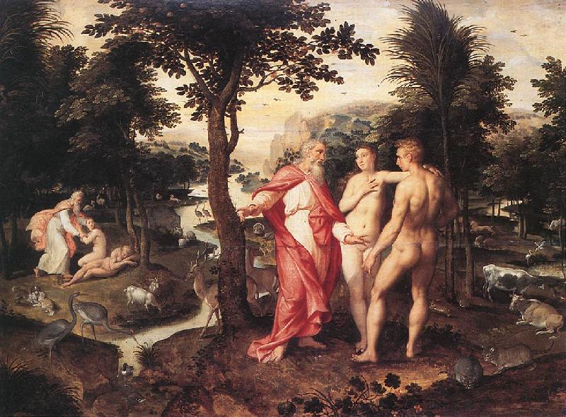 BACKER, Jacob de Garden of Eden ff oil painting image